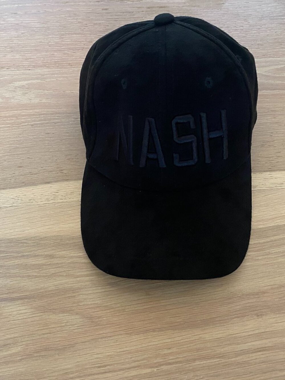 Nash Black Hat w Black NASH Embroidery